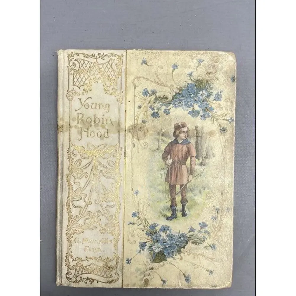 Set 3 Manville Fenn antique Hardcover Books Robin Hood Bobbie Kingfisher Eggs